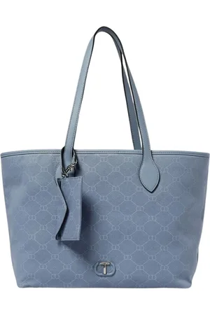 Twin-Set Dames, Tassen, Blauw, Maat: ONE Size Leer