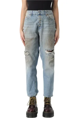 Dondup Dames, Jeans, Blauw, Maat: W26 Katoen