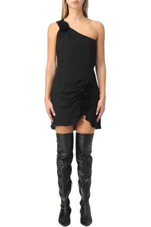 BLUMARINE Dames, Jurken, Zwart, Maat: S Chiffon