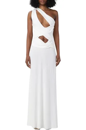 Alberta Ferretti Dames, Jurken, Wit, Maat: XS Jersey