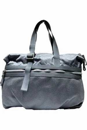 Bottega Veneta Dames, Pre-owned, Grijs, Maat: ONE Size Nylon
