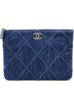 CHANEL Dames, Pre-owned, Blauw, Maat: ONE Size Denim