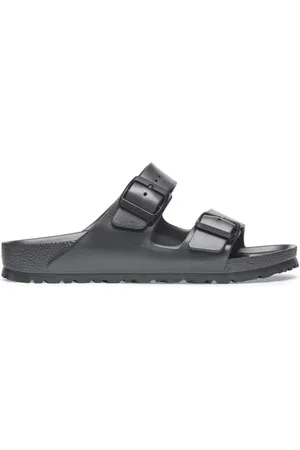 Birkenstock Heren, Schoenen, Grijs, Maat: 44 EU Chiffon