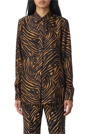 ALBERTO BIANI Dames, Blouses & Shirts, Zwart, Maat: S Zijde