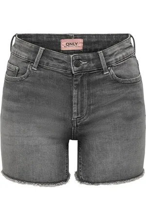 ONLY Dames, Korte broeken, Grijs, Maat: M