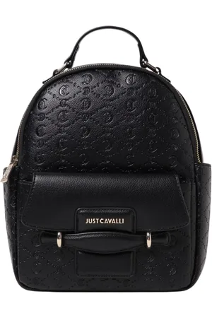 Roberto Cavalli Dames, Tassen, Zwart, Maat: ONE Size Leer