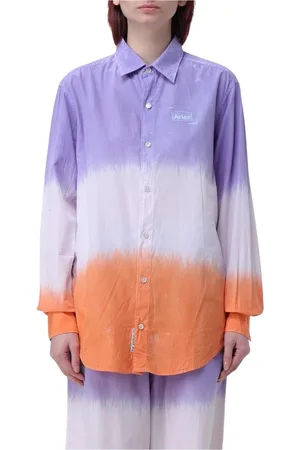 ARIES Dames, Blouses & Shirts, Veelkleurig, Maat: S Katoen