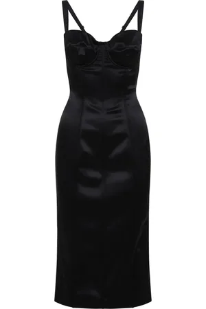 Dolce & Gabbana Dames, Jurken, Zwart, Maat: XS Zijde