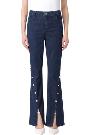 Liu Jo Dames, Jeans, Blauw, Maat: W24 Katoen
