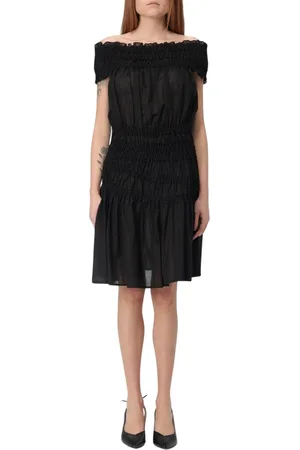 Tory Burch Dames, Jurken, Zwart, Maat: XS Katoen