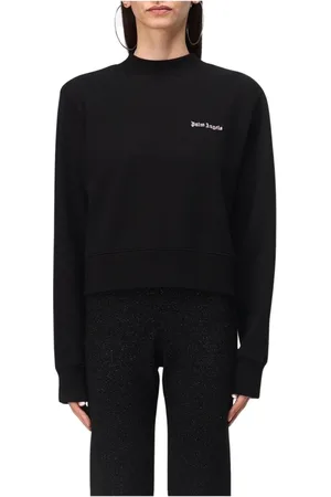 Palm Angels Dames, Sweatshirts & Hoodies, Zwart, Maat: XS Katoen