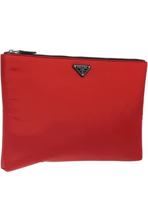 Prada Dames, Pre-owned, Rood, Maat: ONE Size Nylon