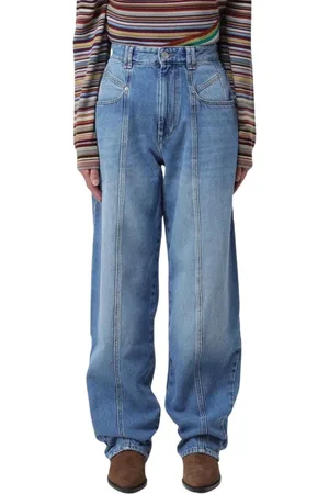 Isabel Marant Dames, Jeans, Blauw, Maat: 2XS Katoen