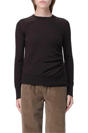 Pinko Dames, Truien, Bruin, Maat: XS Wol