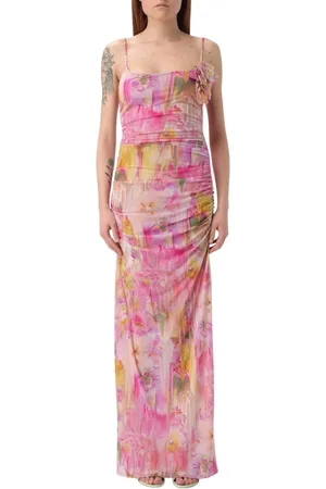 BLUMARINE Dames, Jurken, Roze, Maat: M Poliester