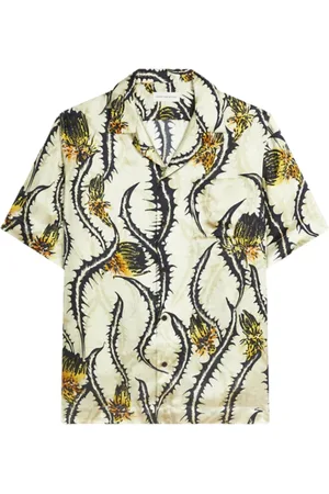 DRIES VAN NOTEN Heren, Overhemden, Veelkleurig, Maat: M Viscose