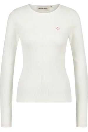 Fabienne Chapot Dames, Tops, Wit, Maat: 2XL Katoen
