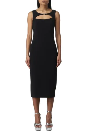 Patrizia Pepe Dames, Jurken, Zwart, Maat: 2XS
