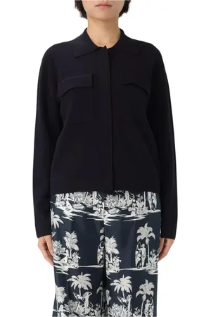 Max Mara Dames, Truien, Blauw, Maat: S