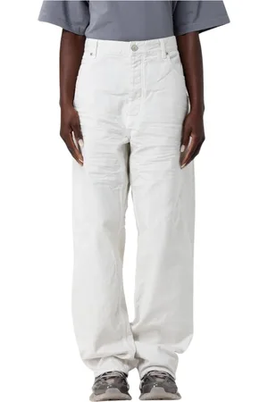 Balenciaga Dames, Jeans, Wit, Maat: S Katoen