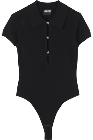 VERSACE Dames, Tops, Zwart, Maat: M Viscose