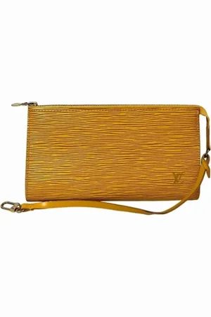 LOUIS VUITTON Dames, Pre-owned, Geel, Maat: ONE Size Leer