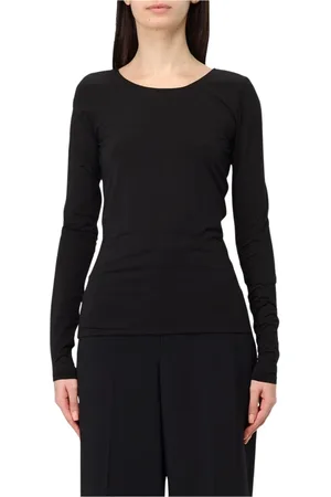Sportmax Dames, Tops, Zwart, Maat: M Viscose