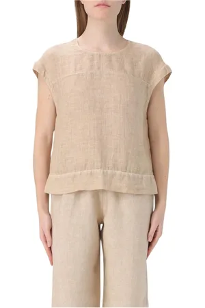 120% Lino Dames, Blouses & Shirts, , Maat: XS Linnen