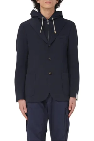 ELEVENTY Heren, Jassen, Blauw, Maat: XL