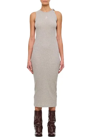 J.W.Anderson Dames, Jurken, Grijs, Maat: XS