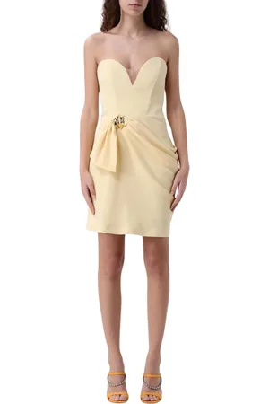 Elisabetta Franchi Dames, Jurken, Geel, Maat: S