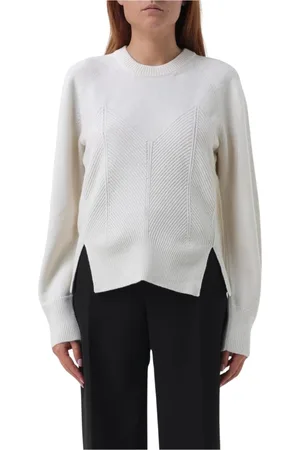 Alexander McQueen Dames, Truien, Wit, Maat: S Wol