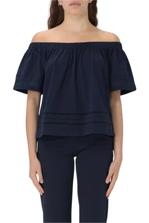 Barbour Dames, Blouses & Shirts, Blauw, Maat: L Katoen