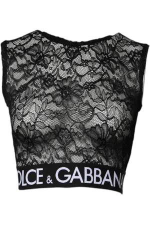 Dolce & Gabbana Dames, Tops, Zwart, Maat: 3XS Spandex
