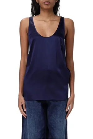 Pinko Dames, Tops, Blauw, Maat: S Zijde