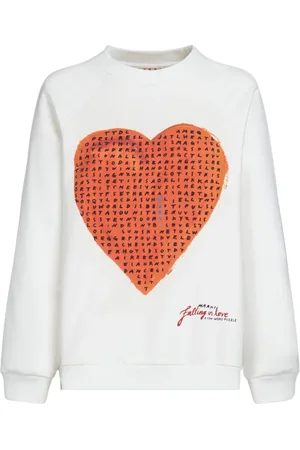 Marni Dames, Sweatshirts & Hoodies, Wit, Maat: XS Katoen