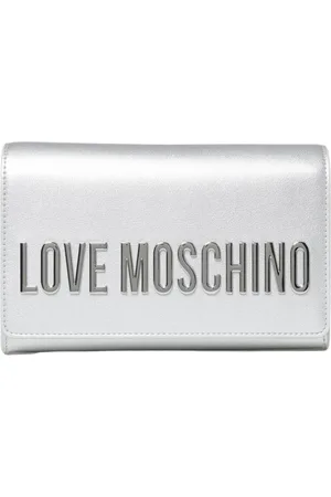 Moschino Dames, Tassen, Grijs, Maat: ONE Size Leer