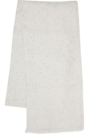 Brunello Cucinelli Dames, Accessoires, Wit, Maat: ONE Size Zijde
