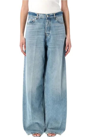 haikure Dames, Jeans, Blauw, Maat: W24 Katoen