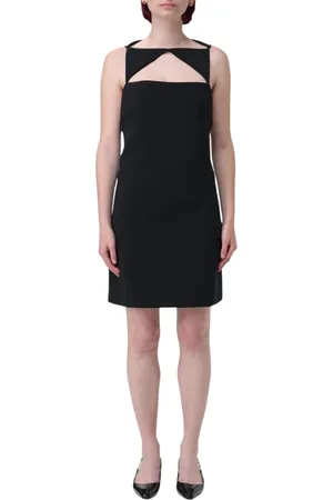 VERSACE Dames, Jurken, Zwart, Maat: S