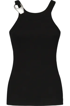 Pinko Dames, Tops, Zwart, Maat: L