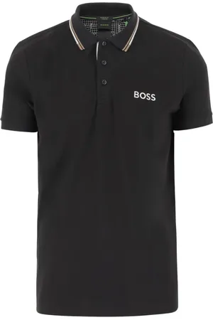 HUGO BOSS Heren, Tops, Zwart, Maat: M Katoen