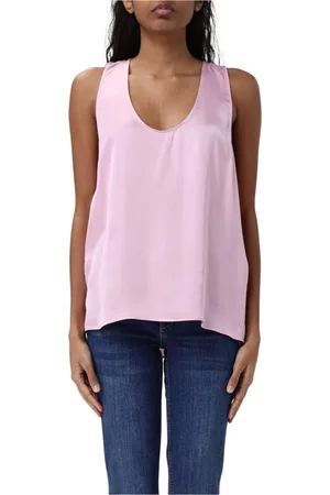 Liu Jo Dames, Tops, Roze, Maat: 2XS Zijde