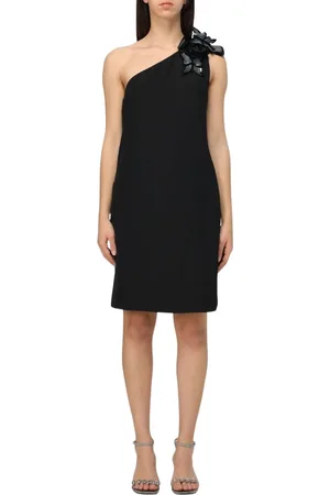 Emporio Armani Dames, Jurken, Zwart, Maat: S