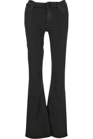 7 for all Mankind Dames, Jeans, Zwart, Maat: W31 Katoen