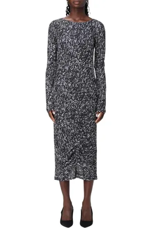 Patrizia Pepe Dames, Jurken, Zwart, Maat: S Viscose