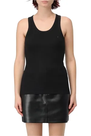 COPERNI Dames, Tops, Zwart, Maat: M Katoen