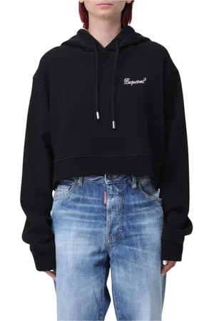 Dsquared2 Dames, Sweatshirts & Hoodies, Zwart, Maat: XS