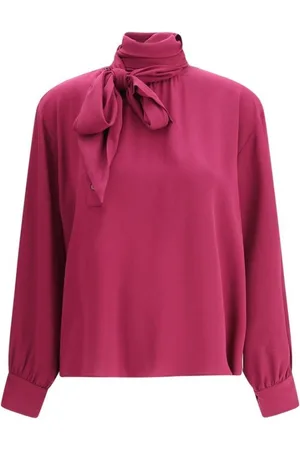 Prada Dames, Blouses & Shirts, Paars, Maat: S Zijde
