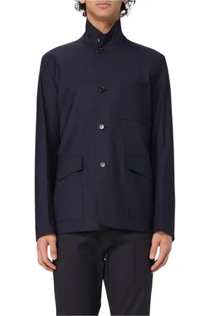 Paul Smith Heren, Jassen, Blauw, Maat: XL Wol